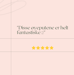 Lavendel øyepute - grå/rosa