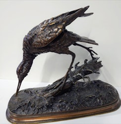 Bronse skulptur av Ferdinand Pautrot