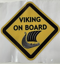 Klistremerke «Viking on Board»