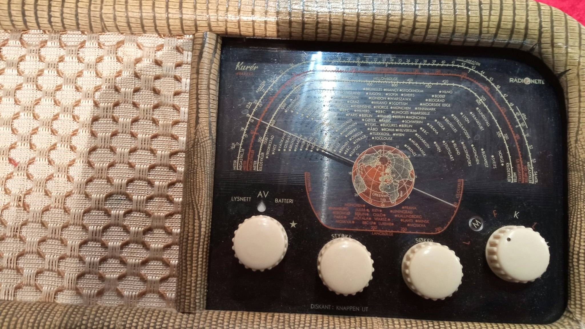 Radionette Kurér radio