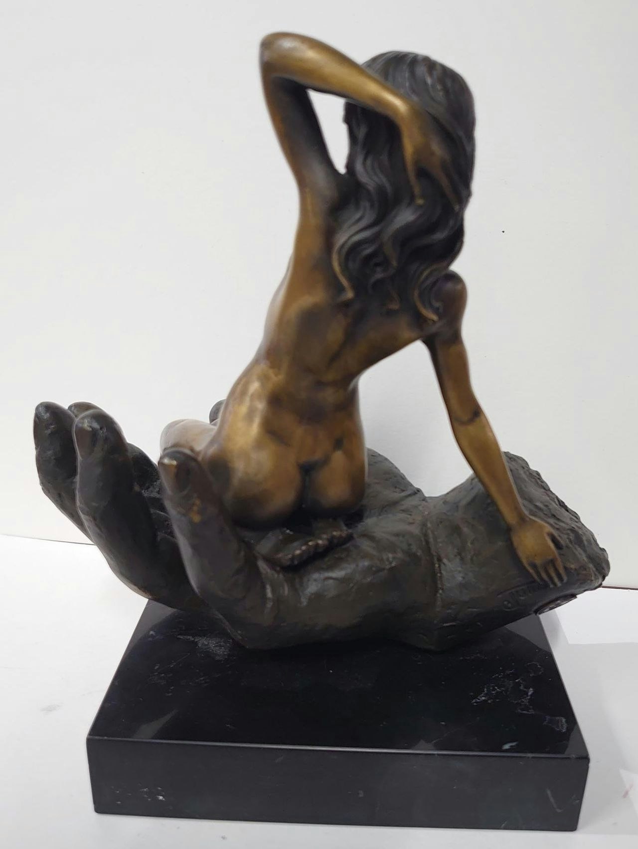 Naken Dame i bronse