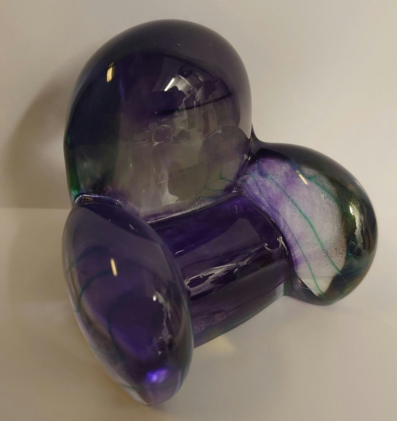Kunstglass Brevpresse. Kjell Engmann.