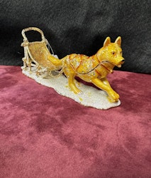 Smykkeboks Hund med slede
