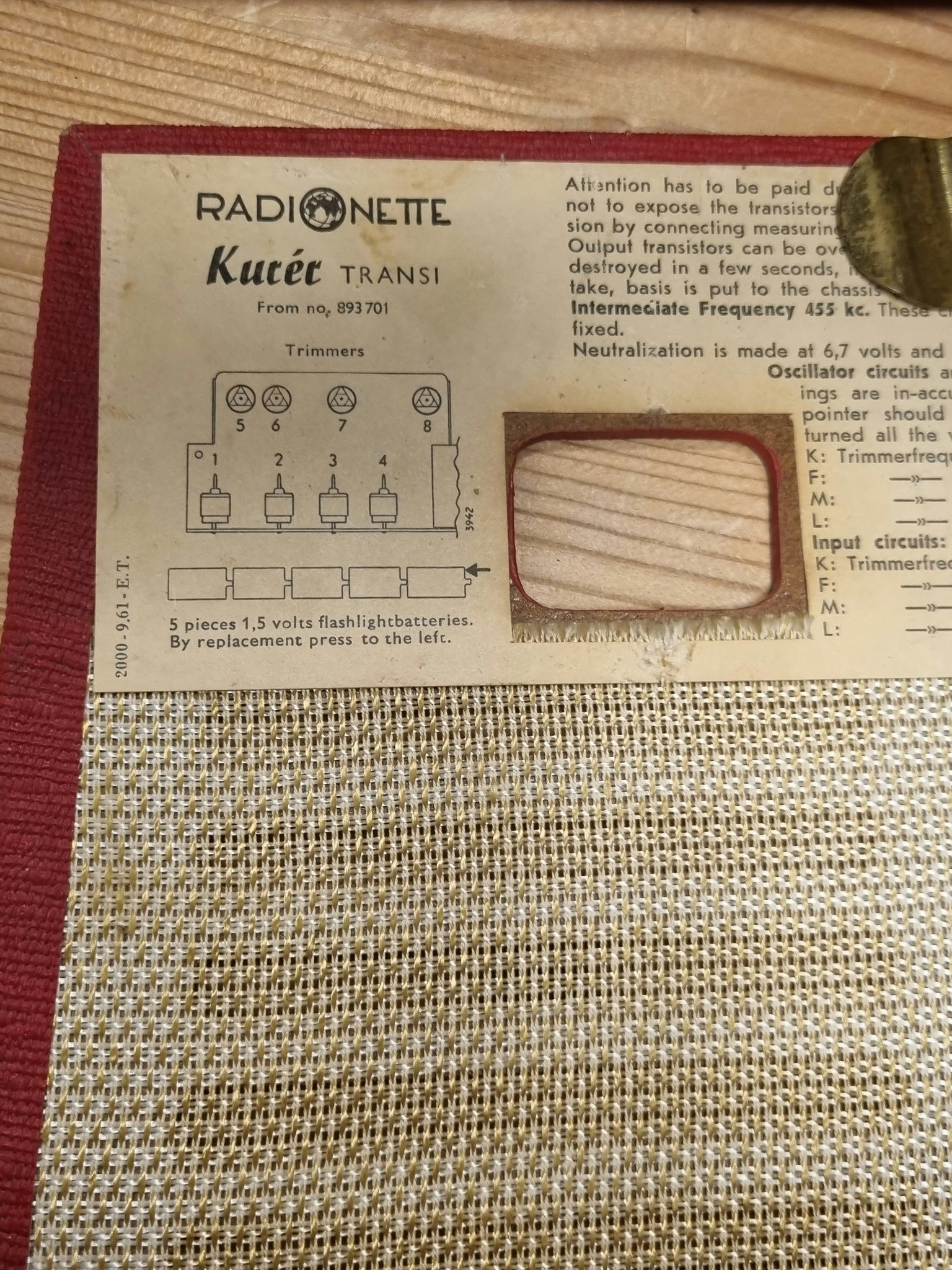 Radionette kurer