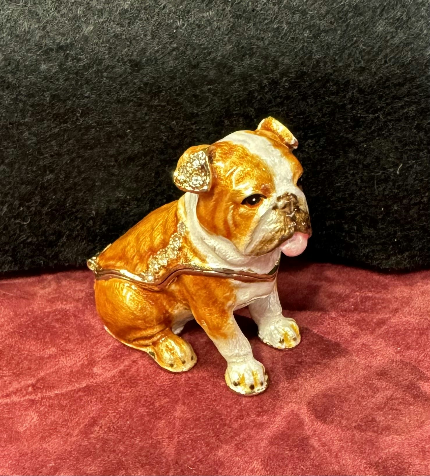 Smykkeboks Engelsk Bulldog