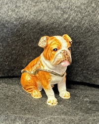 Smykkeboks Engelsk Bulldog