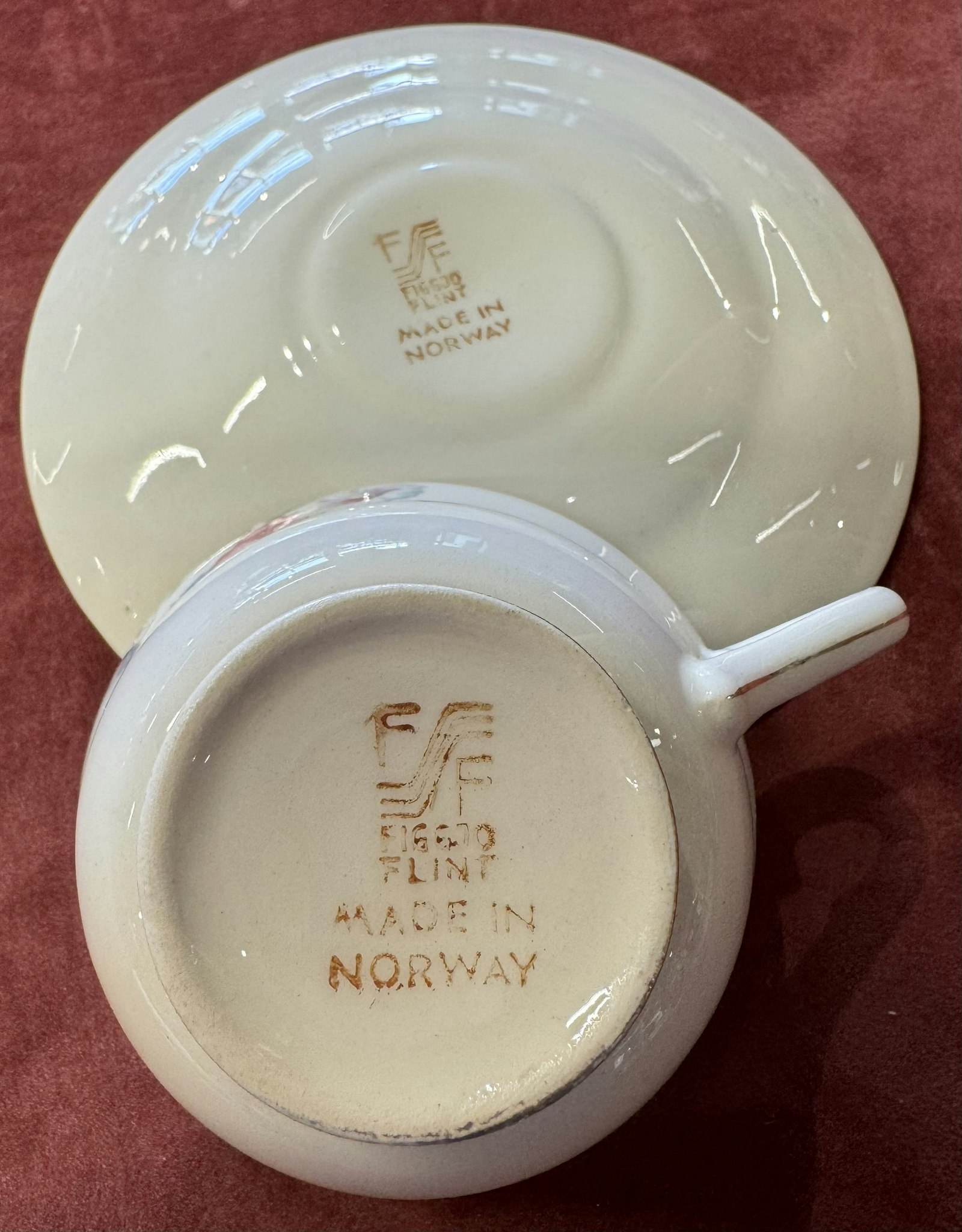 Figgjo Kaffekopp med Skål «Bestefar»