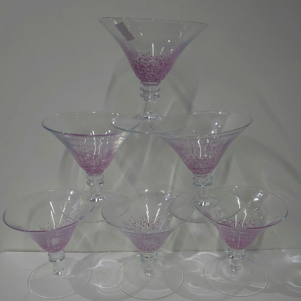 6 stk. Flotte Desserglass.