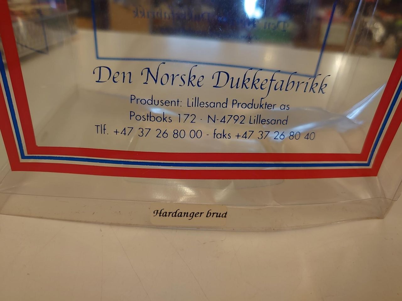 Bunadsdukke Hardanger brud.