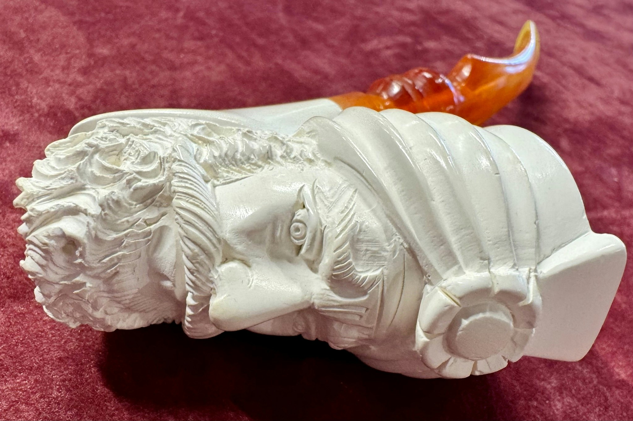 Meerschaun pipe i futurale