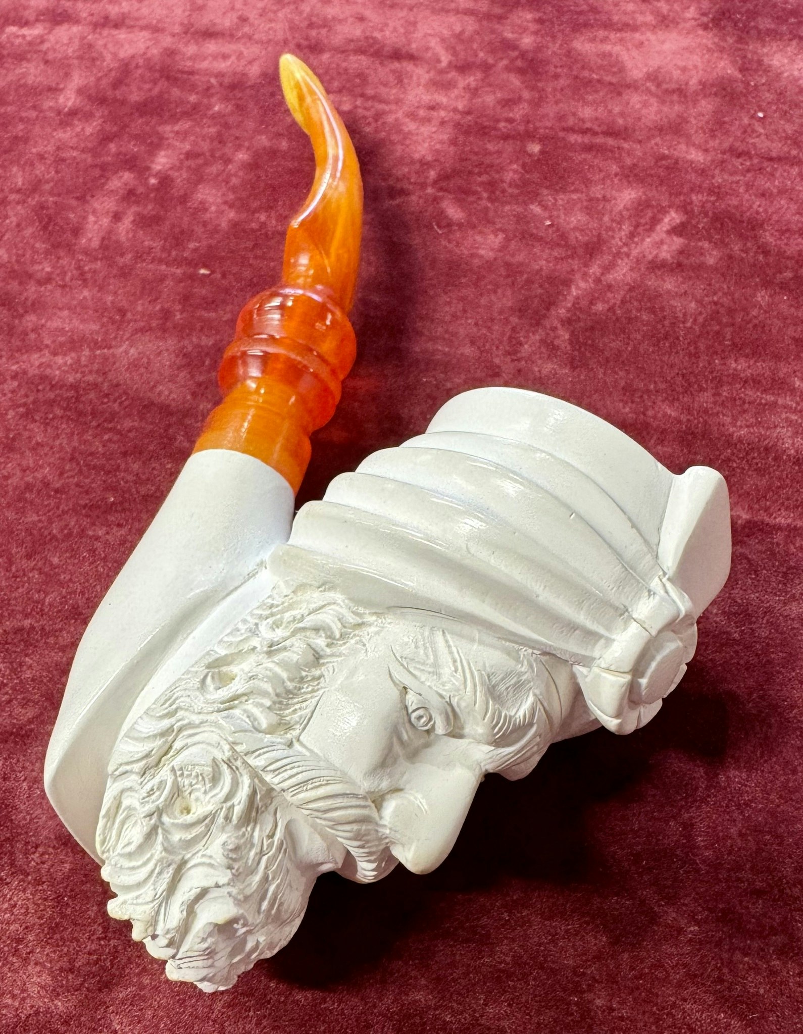 Meerschaun pipe i futurale