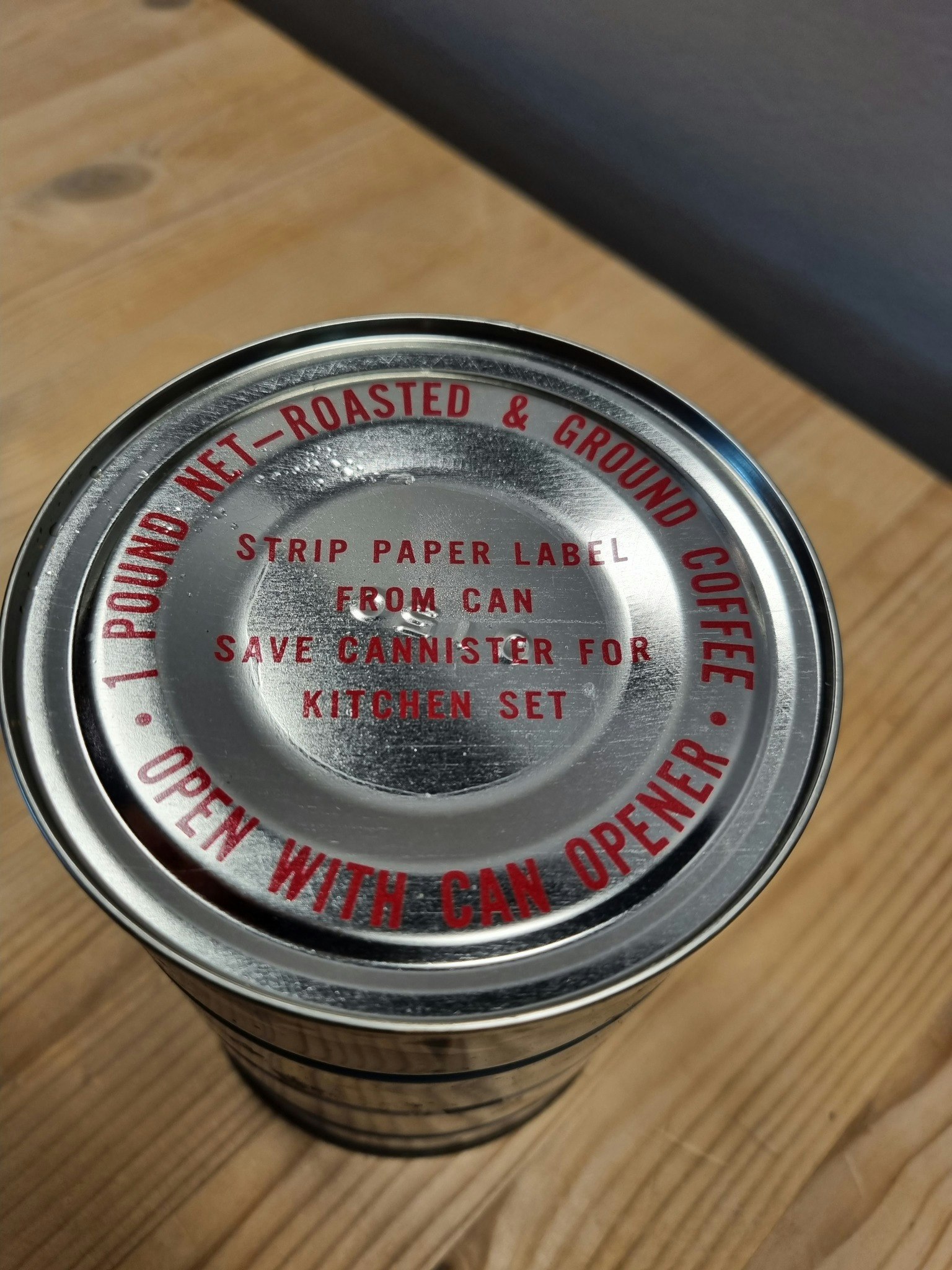 Uåpnet Kaffeboks
