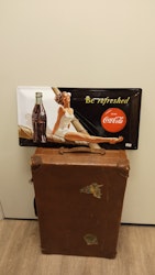 Coca-cola skilt metal ,