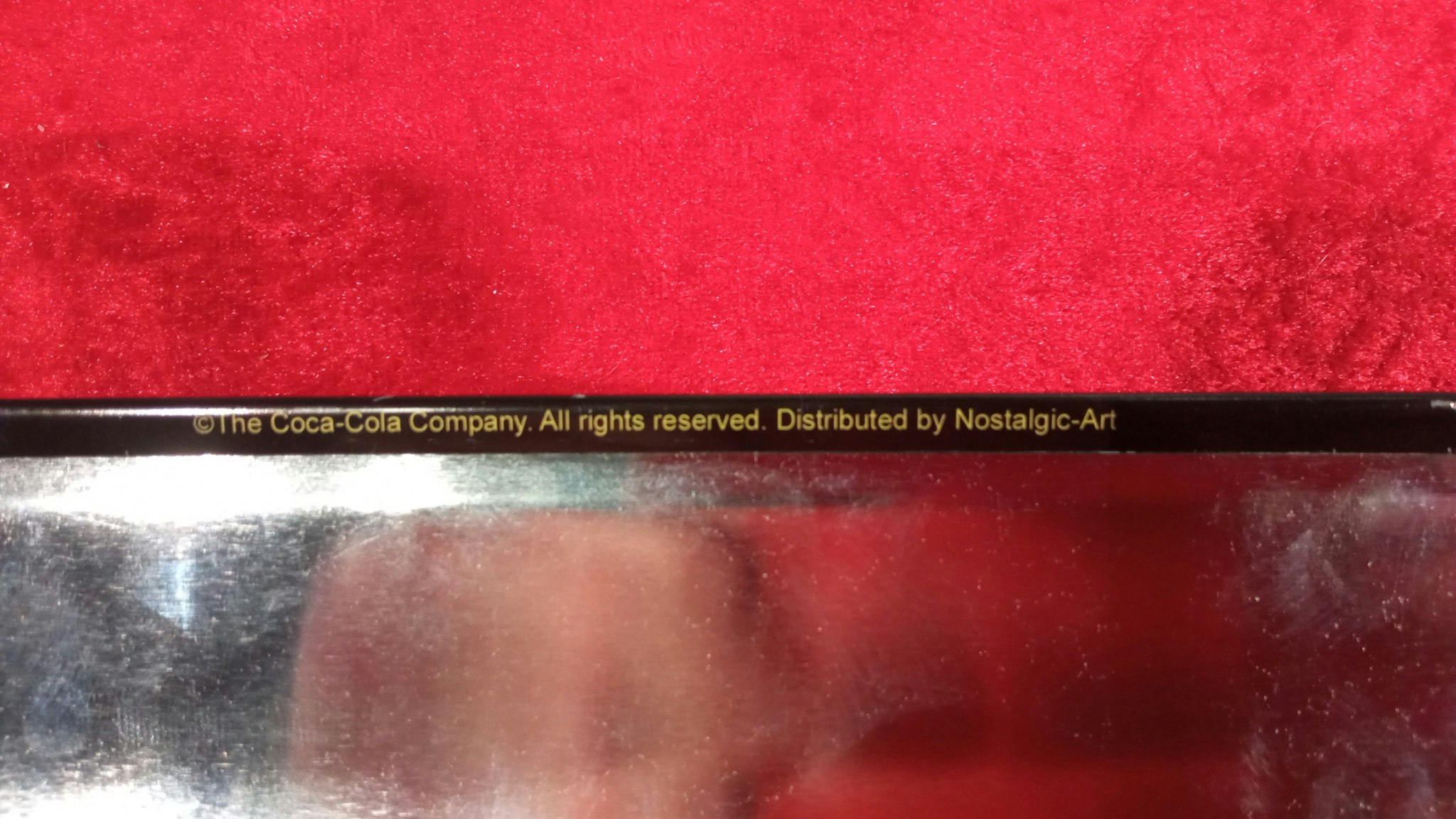 Coca-cola skilt metal ,