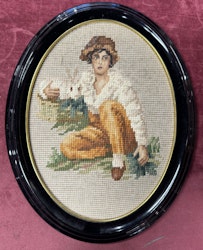 Brodert bilde.