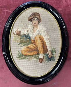 Brodert bilde.