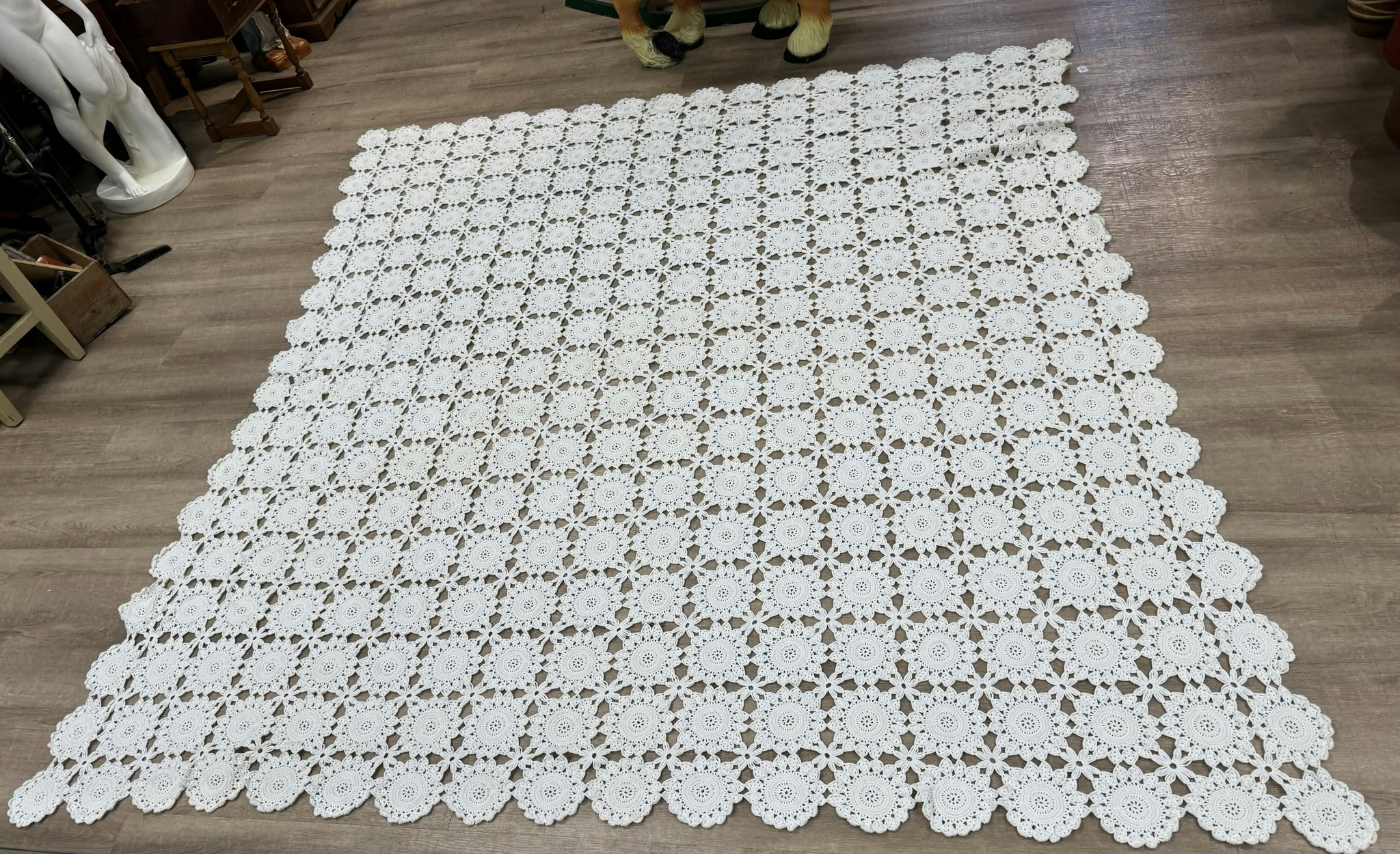 Sengeteppe 225 x 240 cm.