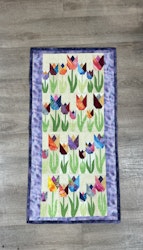 Veggteppe med Tulipaner