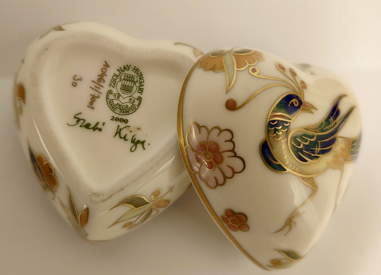 Zsolnay Hungary Smykkeskrin