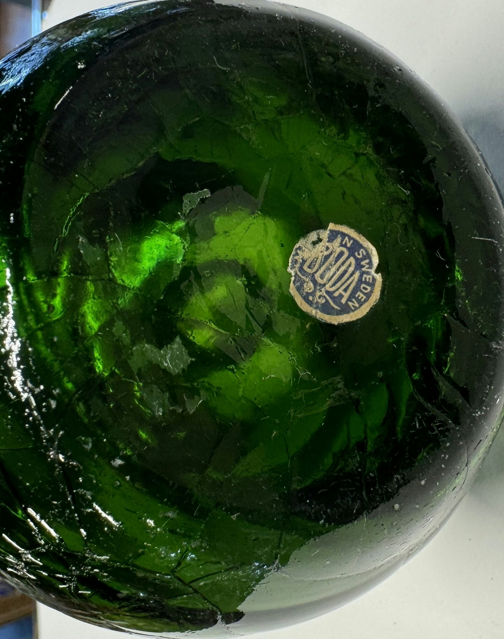 Kosta Boda Grønn Vase