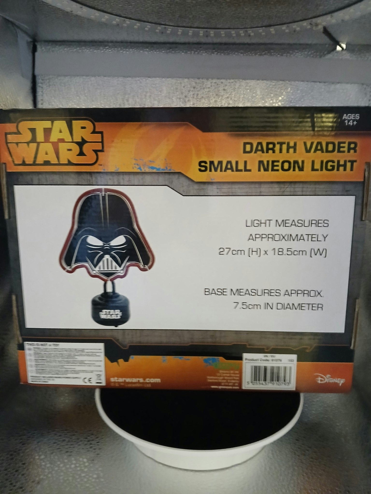 Star Wars Dart vader neon light