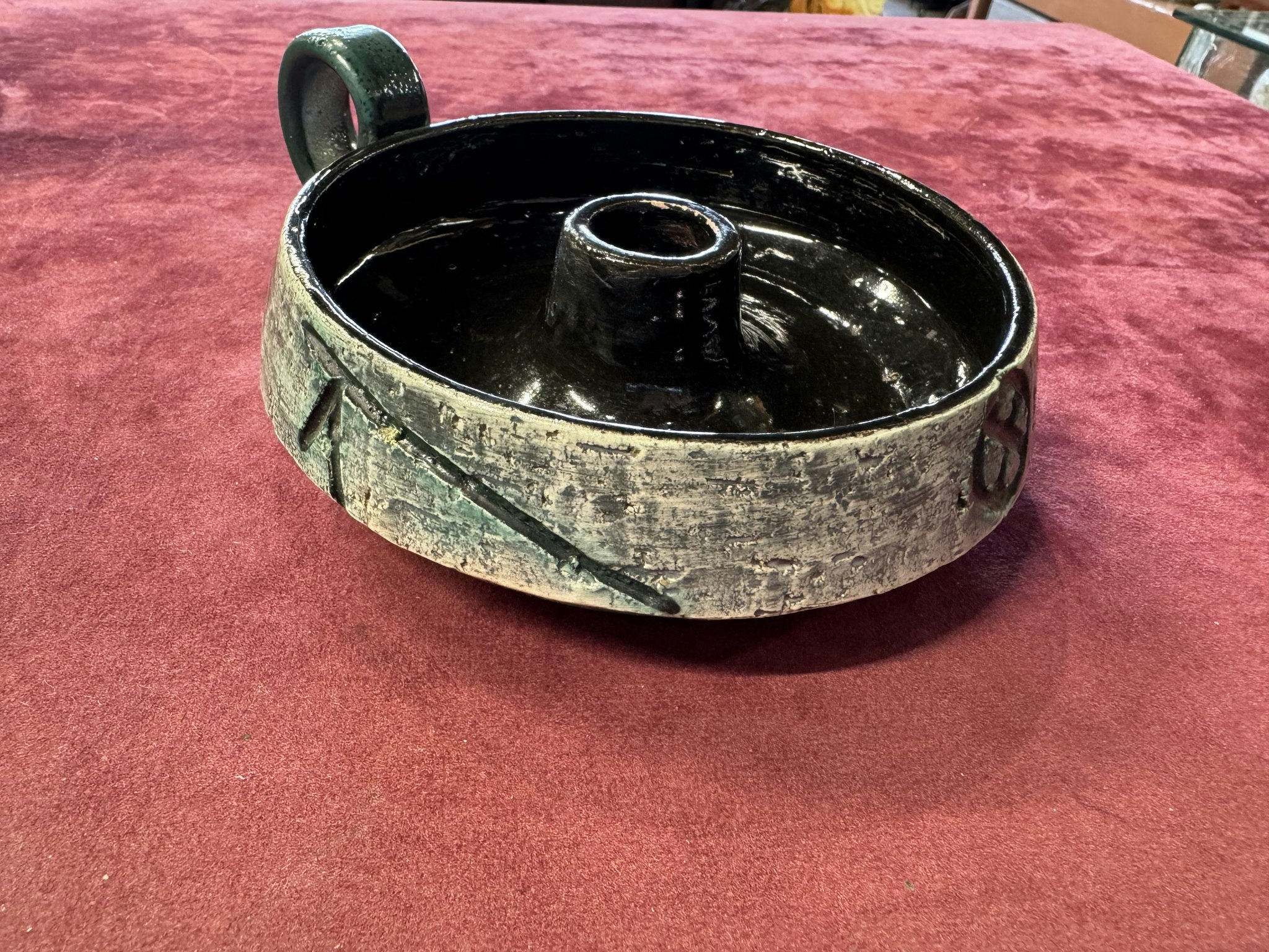 Viking «Saga» Lysestake fra Arol keramikk i Halden.