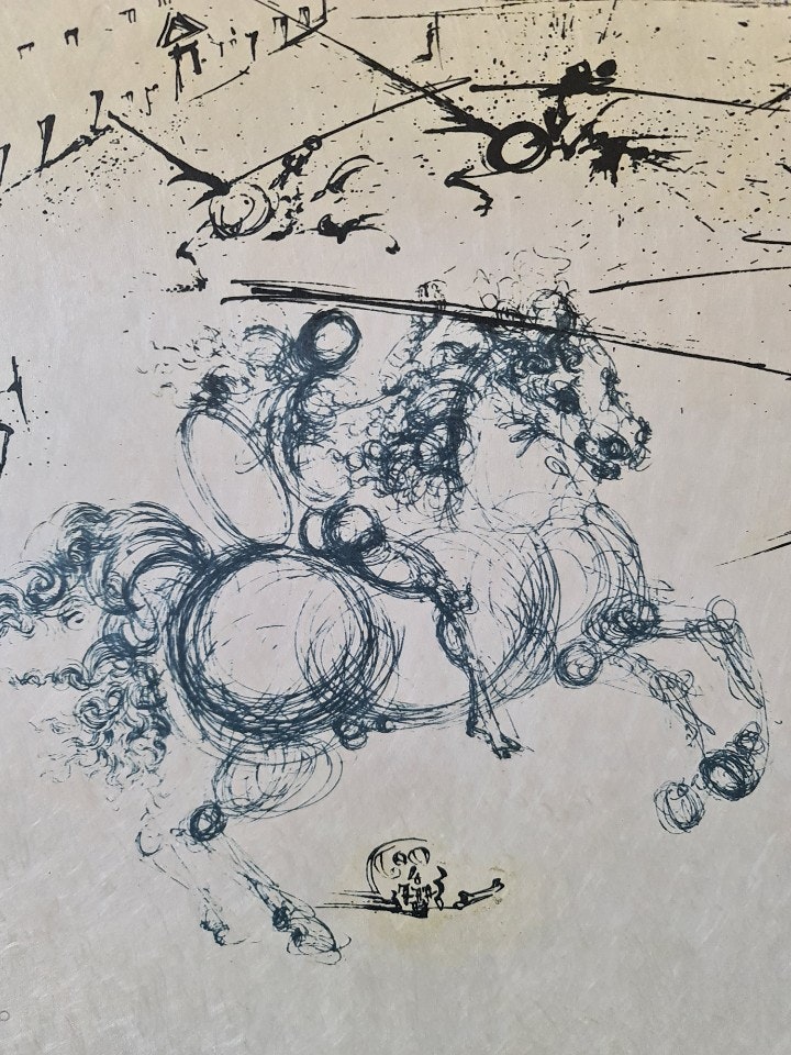 Salvador Dali litografi