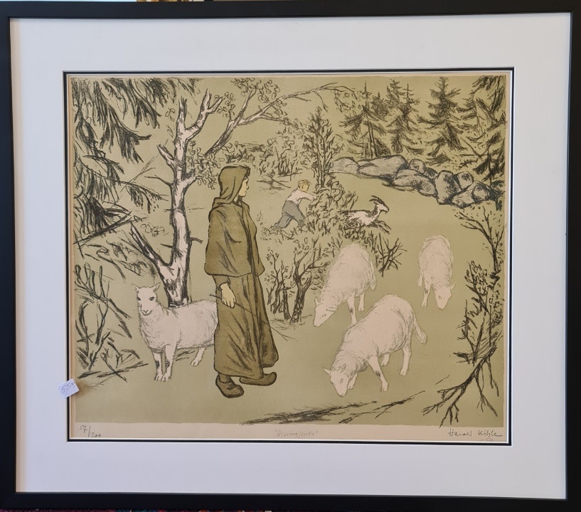 Harald Kihle Sig. nummerert , litografi
