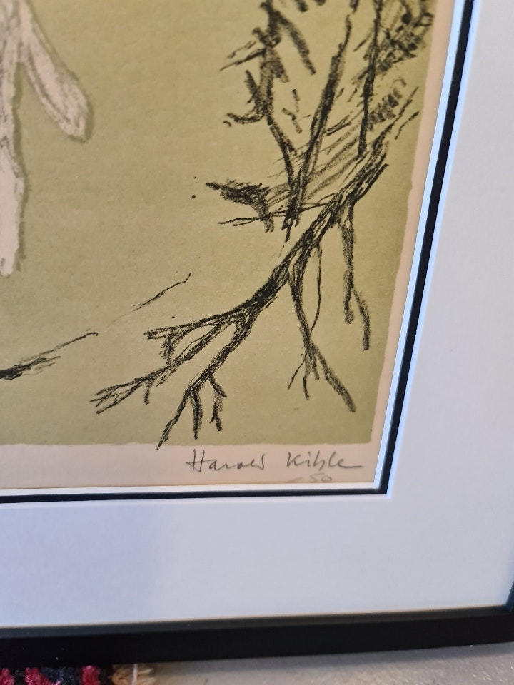 Harald Kihle Sig. nummerert , litografi