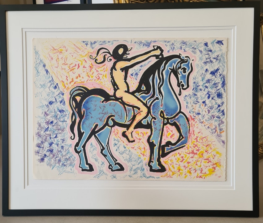 Salvador Dali , litografi ,