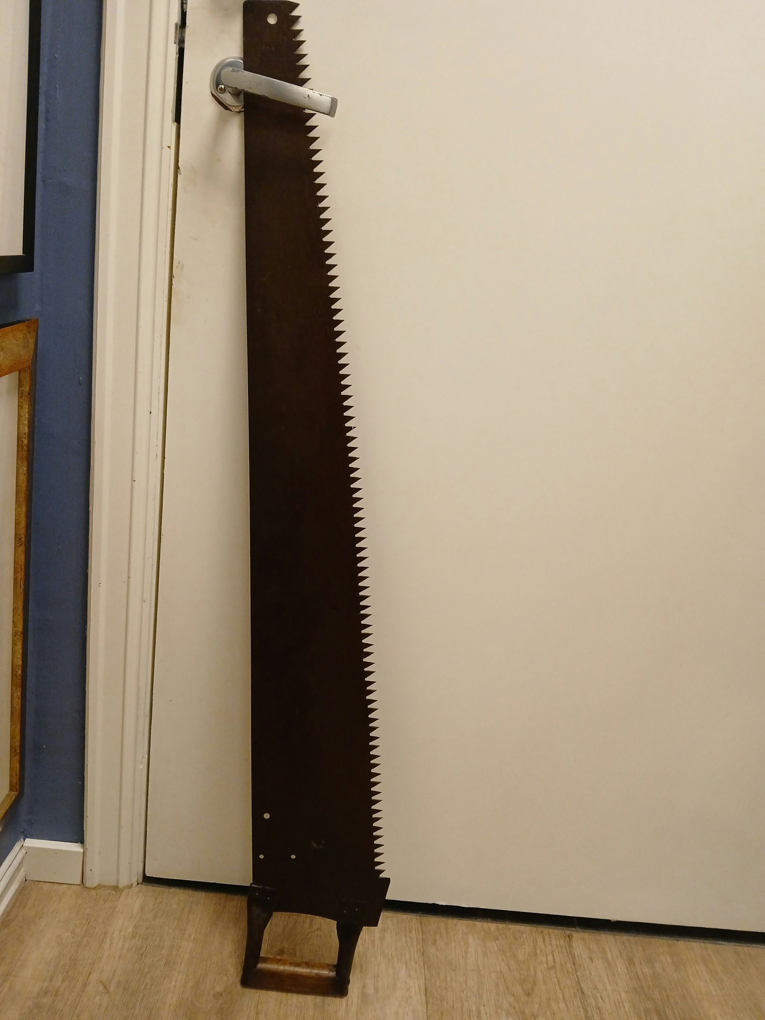 Antikk Sag L -110 cm ,