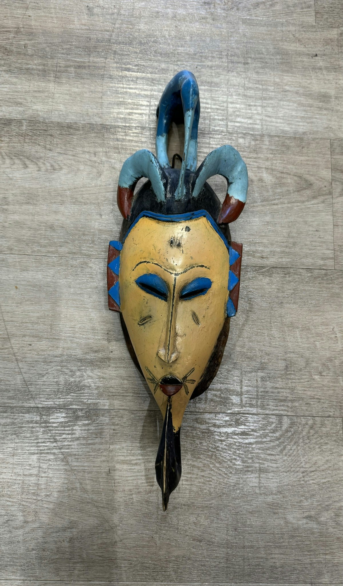 Maske 1800-tallet fra Elfenbenskysten