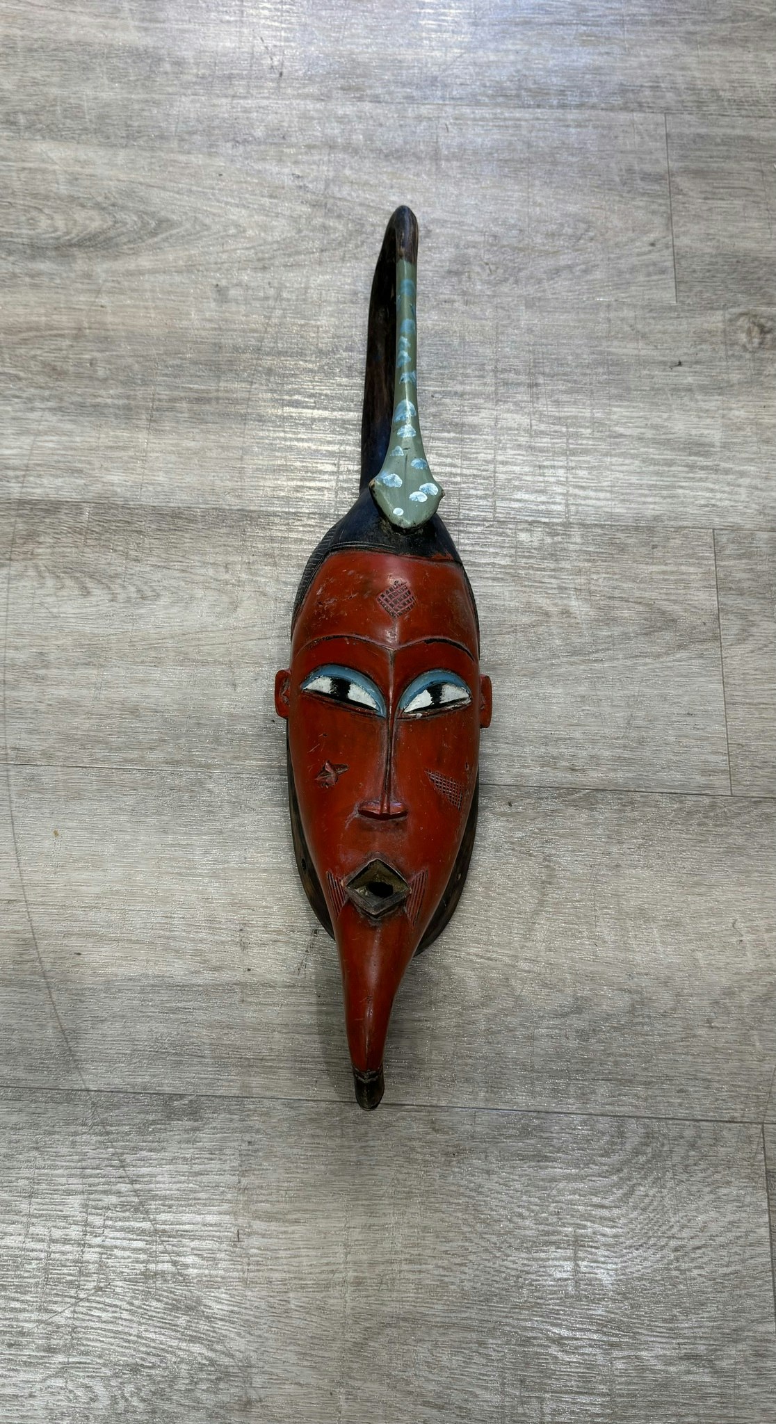 Maske 1800-tallet fra Elfenbenskysten