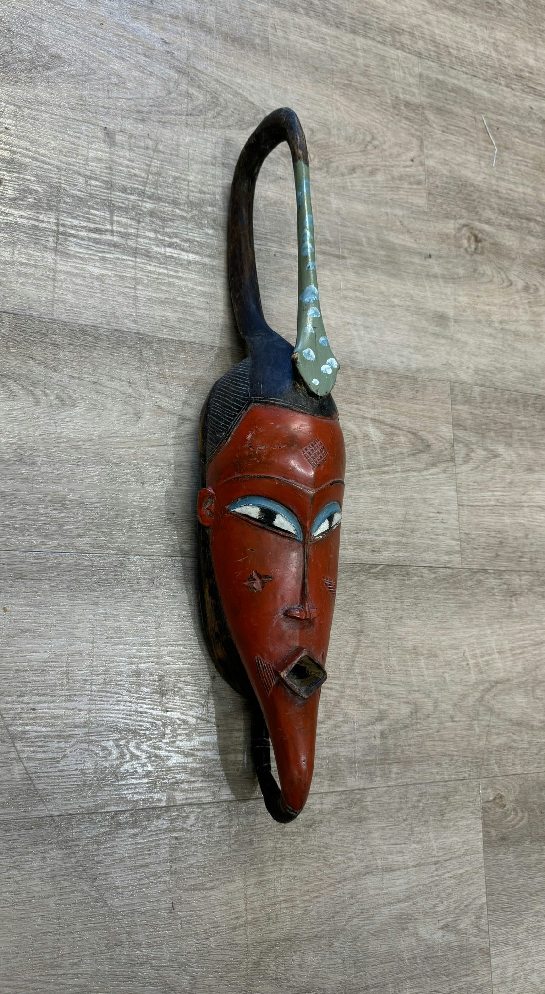 Maske 1800-tallet fra Elfenbenskysten