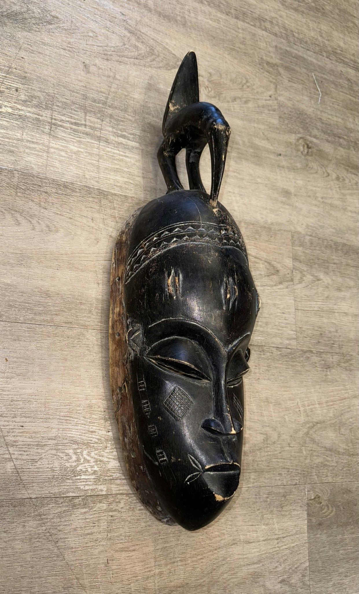 Maske 1800-tallet fra Elfenbenskysten