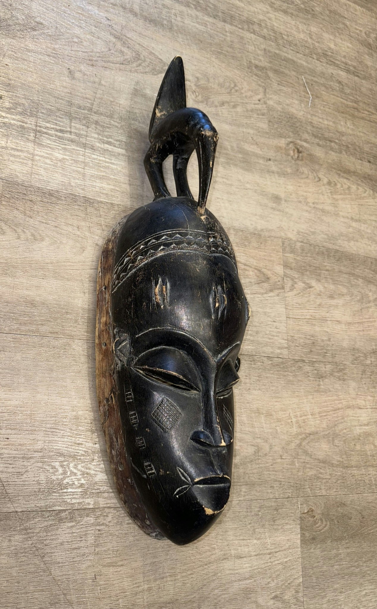Maske 1800-tallet fra Elfenbenskysten