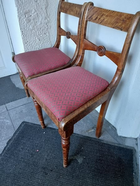 Bidemeier stoler i bra stand , har 6 stk like