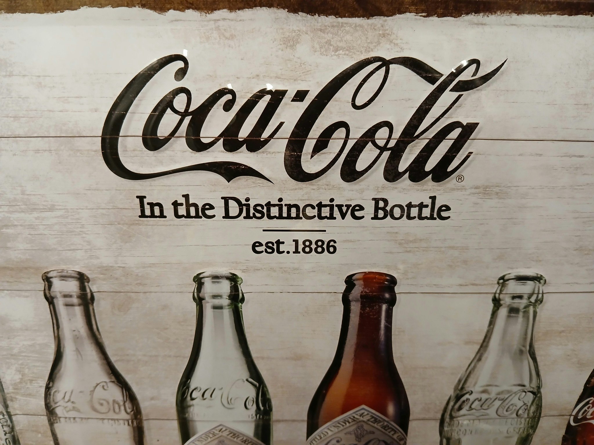 Coca Cola , metalskilt