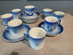 Royal Copenhagen , Julekopper ,  Har 6 skåler