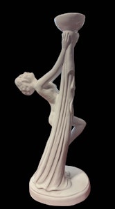 Vintage Fransk dame i «Art deco stil».