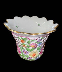 Fantastisk vakker vase fra Herend.