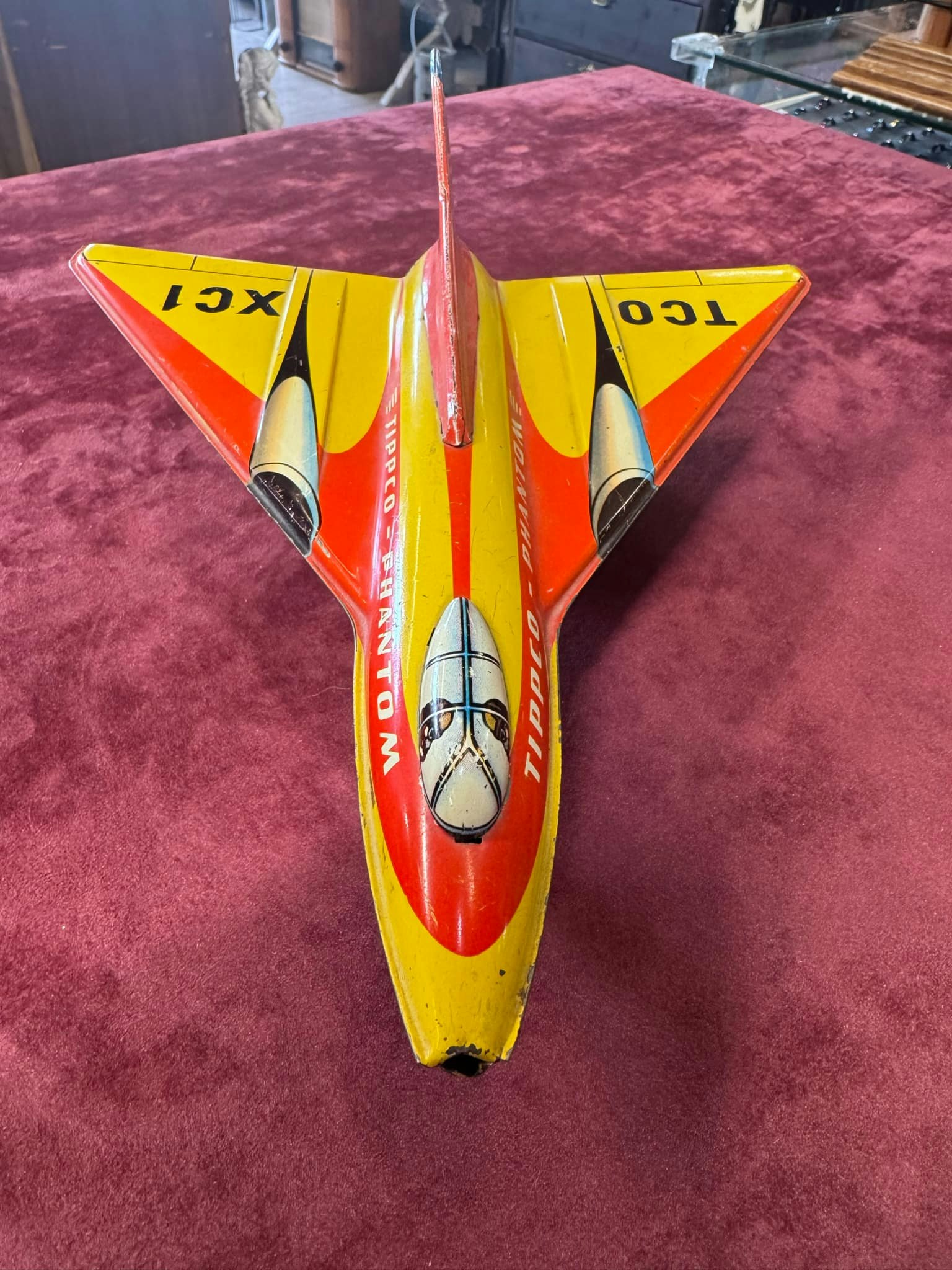 Fly i metall fra 1954-58. Tippco