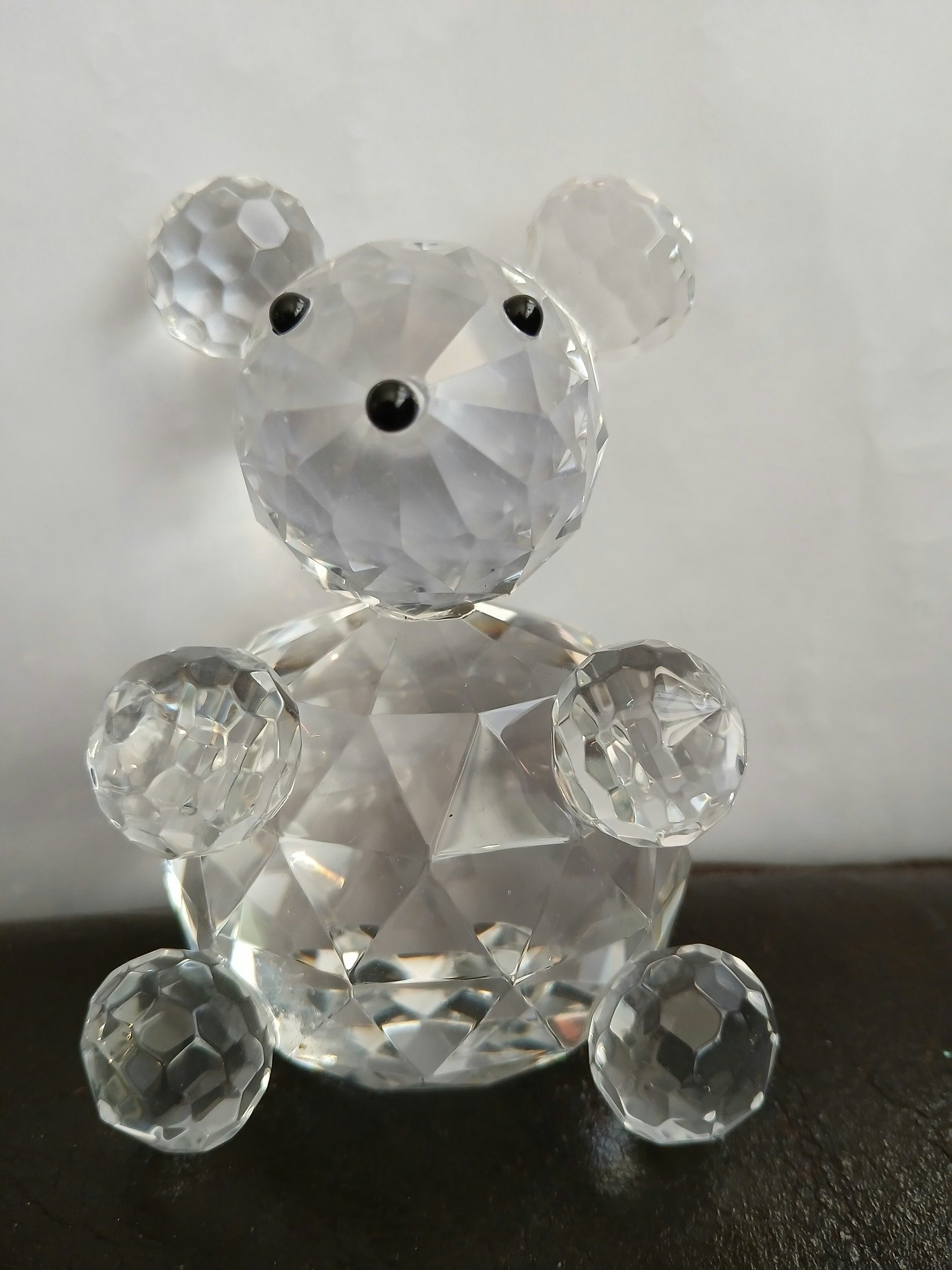 Bamse i fasett slipt krystal