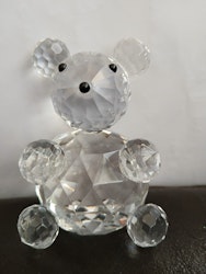 Bamse i fasett slipt krystal