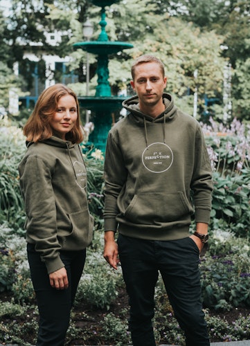 Olivegreen unisex hoodie