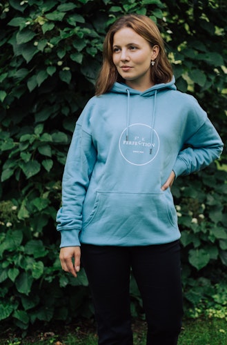 Pastel blue unisex hoodie
