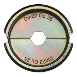 PRESSBACK DIN22 CU 25
