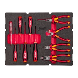 VERKTYGSSET ELEKTRIKER SKUM 10DEL