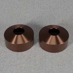 Primy Steel Pleasure Täckbricka 33mm Amber á 2st