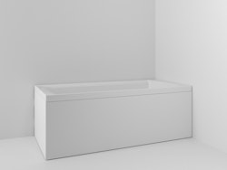 Svedbergs akrylbadkar kalix vit inkl. front/gavel